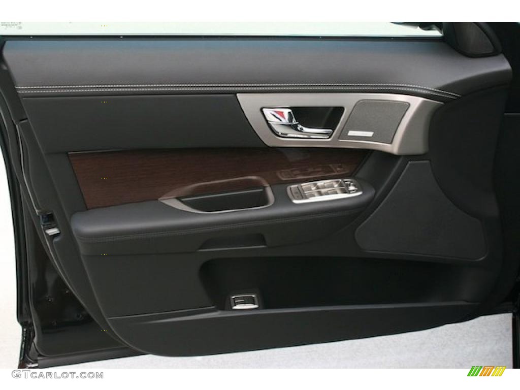 2011 Jaguar XF XF Supercharged Sedan Warm Charcoal Door Panel Photo #38744984