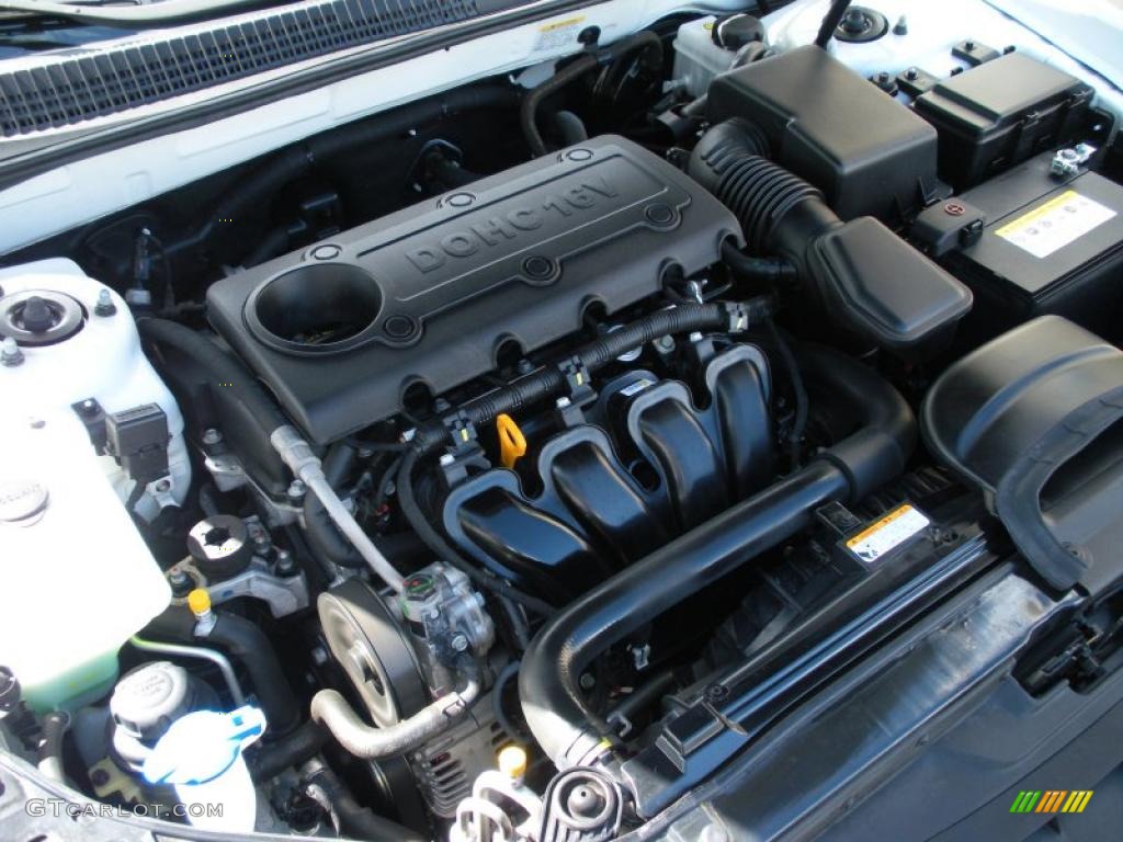 2009 Hyundai Sonata Limited 2.4 Liter DOHC 16V VVT 4 Cylinder Engine Photo #38745552