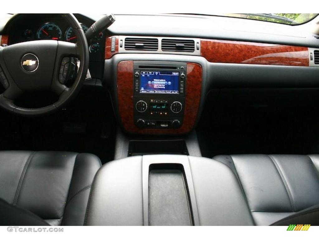 2008 Chevrolet Tahoe Hybrid Ebony Dashboard Photo #38746256