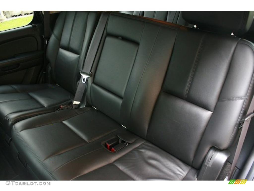 Ebony Interior 2008 Chevrolet Tahoe Hybrid Photo #38746608