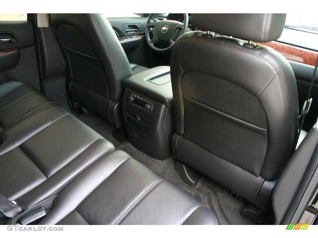 Ebony Interior 2008 Chevrolet Tahoe Hybrid Photo #38746688