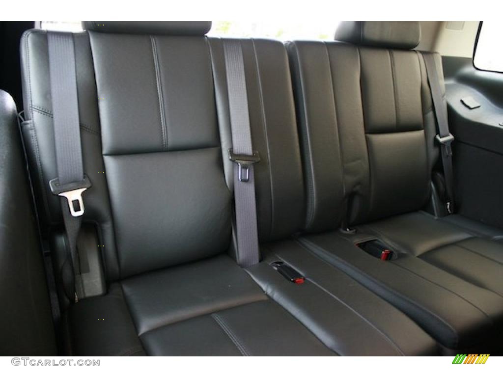 Ebony Interior 2008 Chevrolet Tahoe Hybrid Photo #38746693