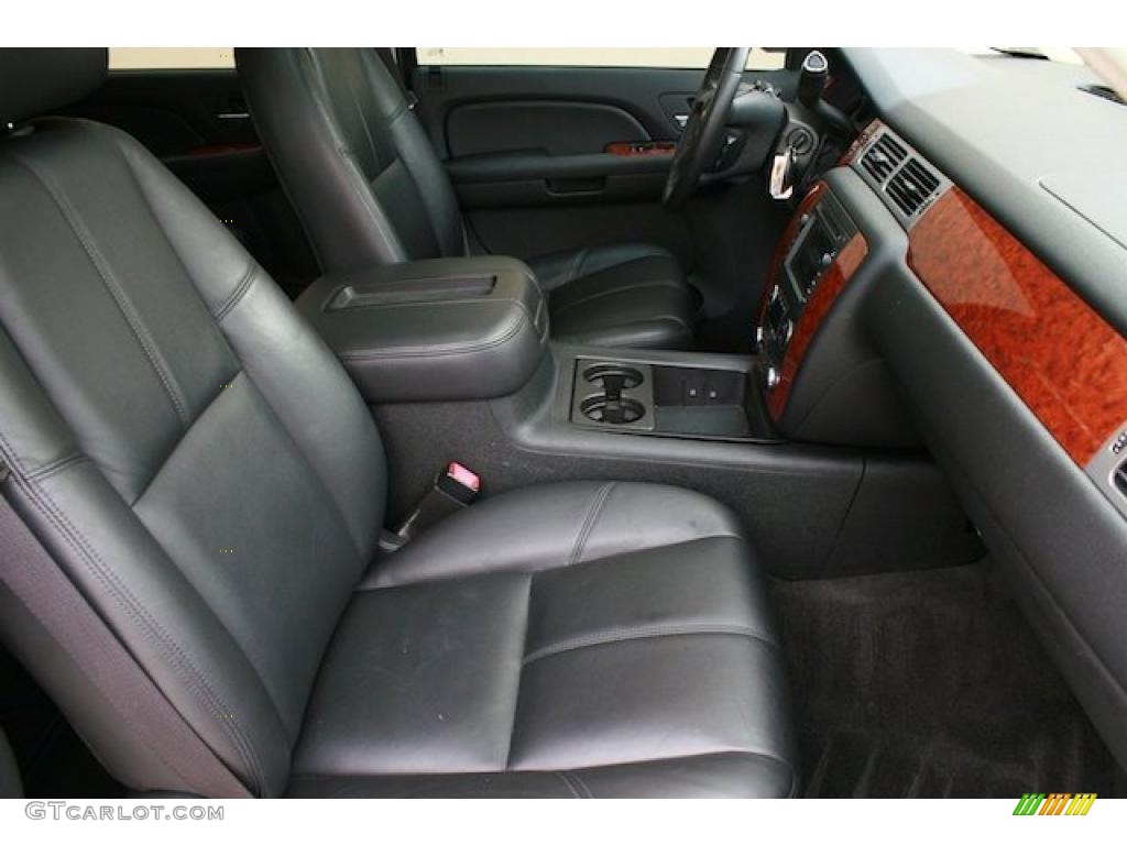 Ebony Interior 2008 Chevrolet Tahoe Hybrid Photo #38746724