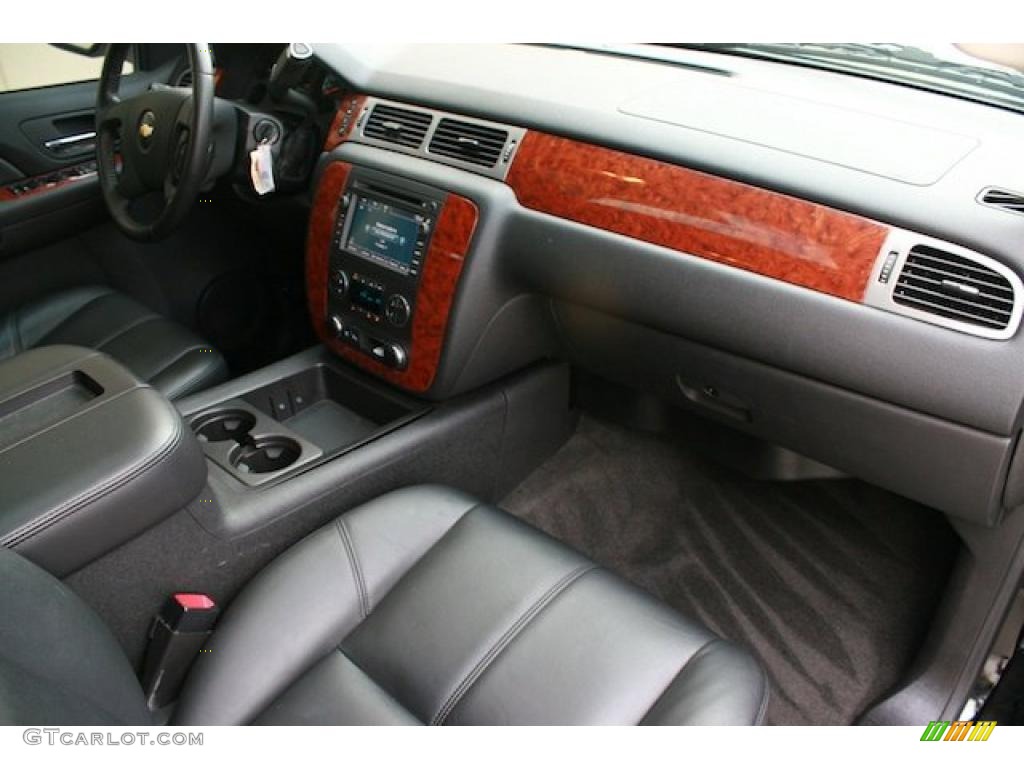 2008 Chevrolet Tahoe Hybrid Ebony Dashboard Photo #38746736