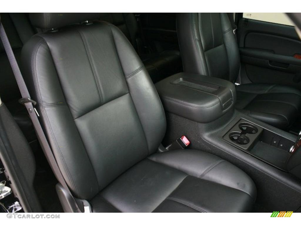 Ebony Interior 2008 Chevrolet Tahoe Hybrid Photo #38746764