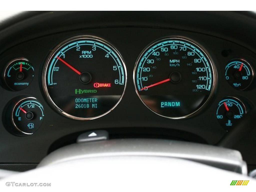 2008 Chevrolet Tahoe Hybrid Gauges Photo #38746836