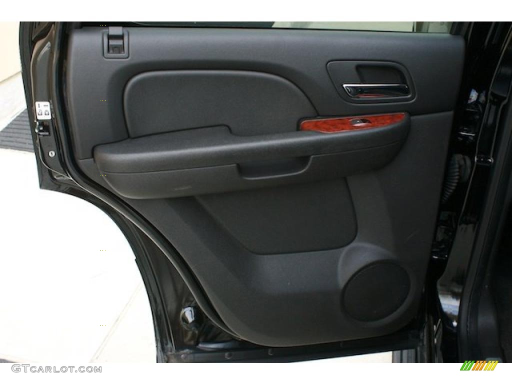 2008 Chevrolet Tahoe Hybrid Ebony Door Panel Photo #38746864