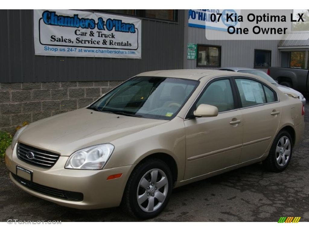 2007 Optima LX - Light Almond Beige Metallic / Beige photo #1