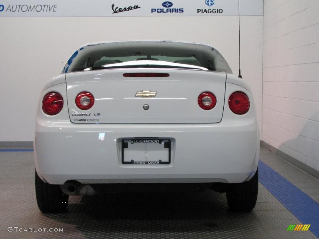 2007 Cobalt LS Coupe - Summit White / Gray photo #8