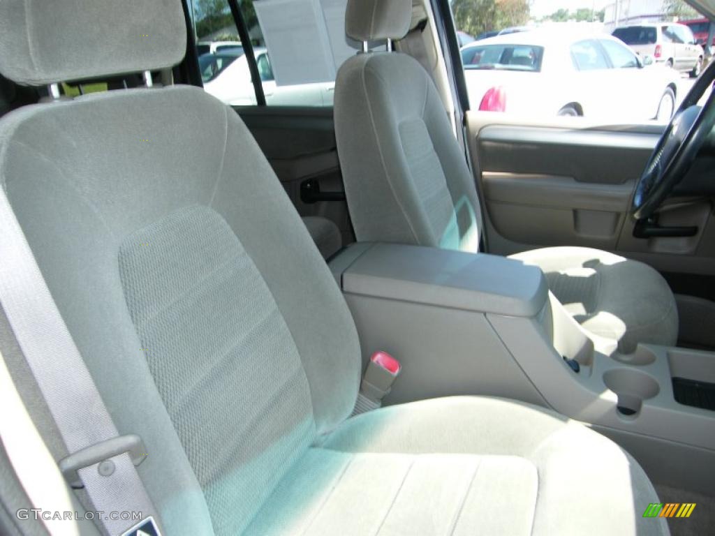 2003 Explorer XLT - Estate Green Metallic / Medium Parchment Beige photo #31