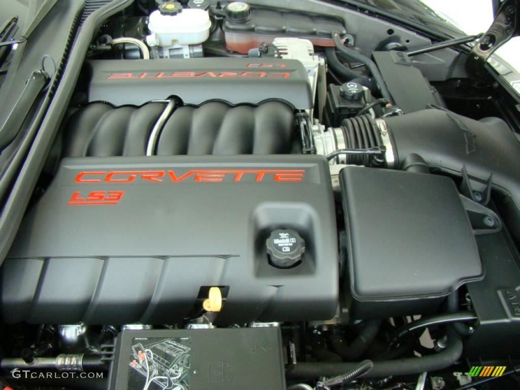 2009 Chevrolet Corvette Coupe 6.2 Liter OHV 16-Valve LS3 V8 Engine Photo #38750024