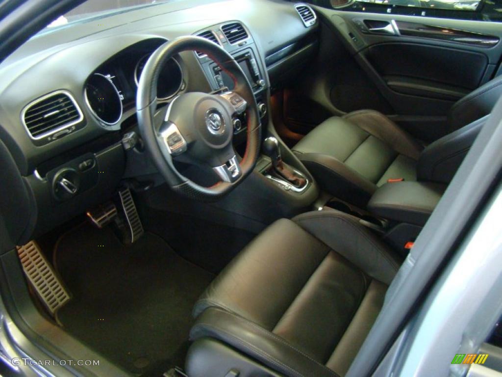 Titan Black Leather Interior 2010 Volkswagen GTI 4 Door Photo #38750172