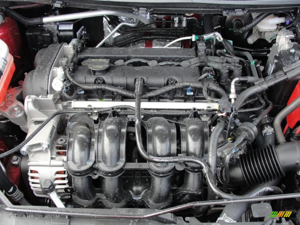 2011 Ford Fiesta SES Hatchback 1.6 Liter DOHC 16-Valve Ti-VCT Duratec 4 Cylinder Engine Photo #38751008
