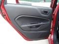 Charcoal Black Leather Door Panel Photo for 2011 Ford Fiesta #38751068