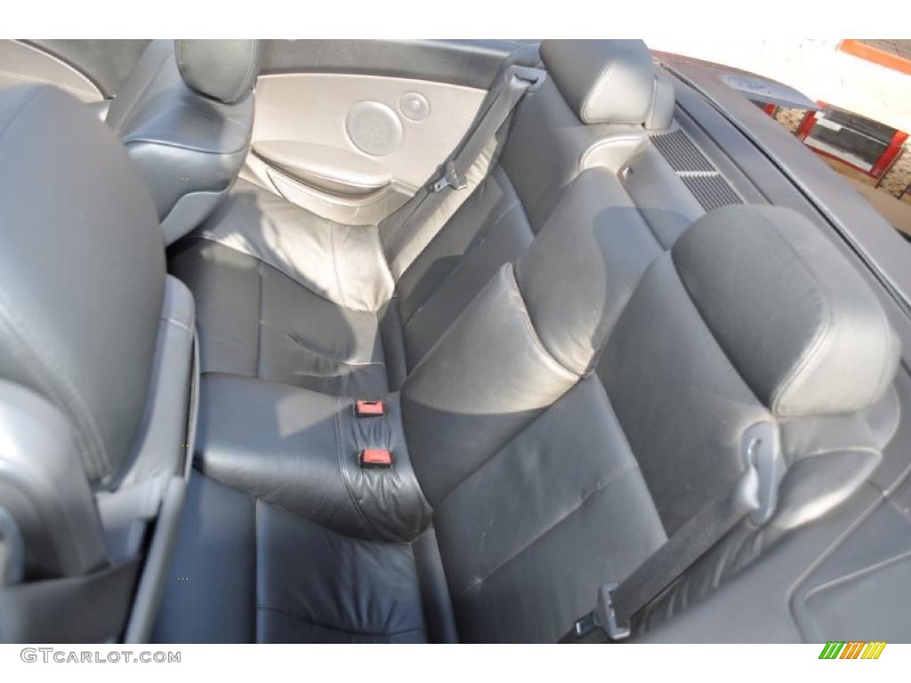 Black Interior 2004 BMW 6 Series 645i Convertible Photo #38751120