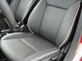 Charcoal Black Leather Interior Photo for 2011 Ford Fiesta #38751152