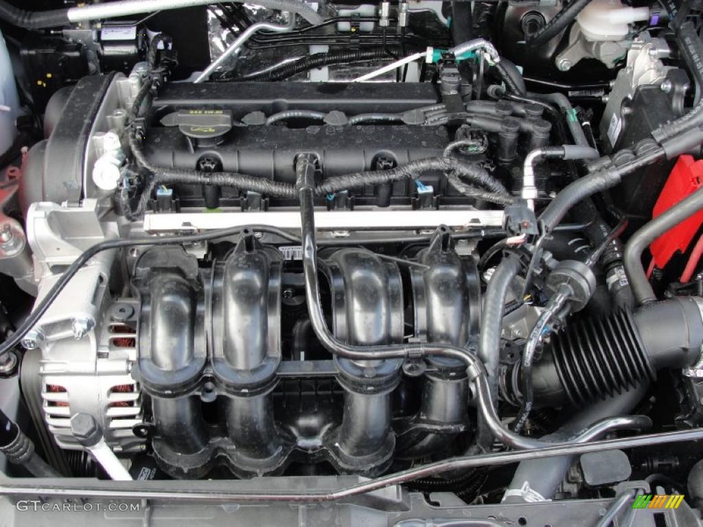 2011 Ford Fiesta SE SFE Hatchback 1.6 Liter DOHC 16-Valve Ti-VCT Duratec 4 Cylinder Engine Photo #38751420