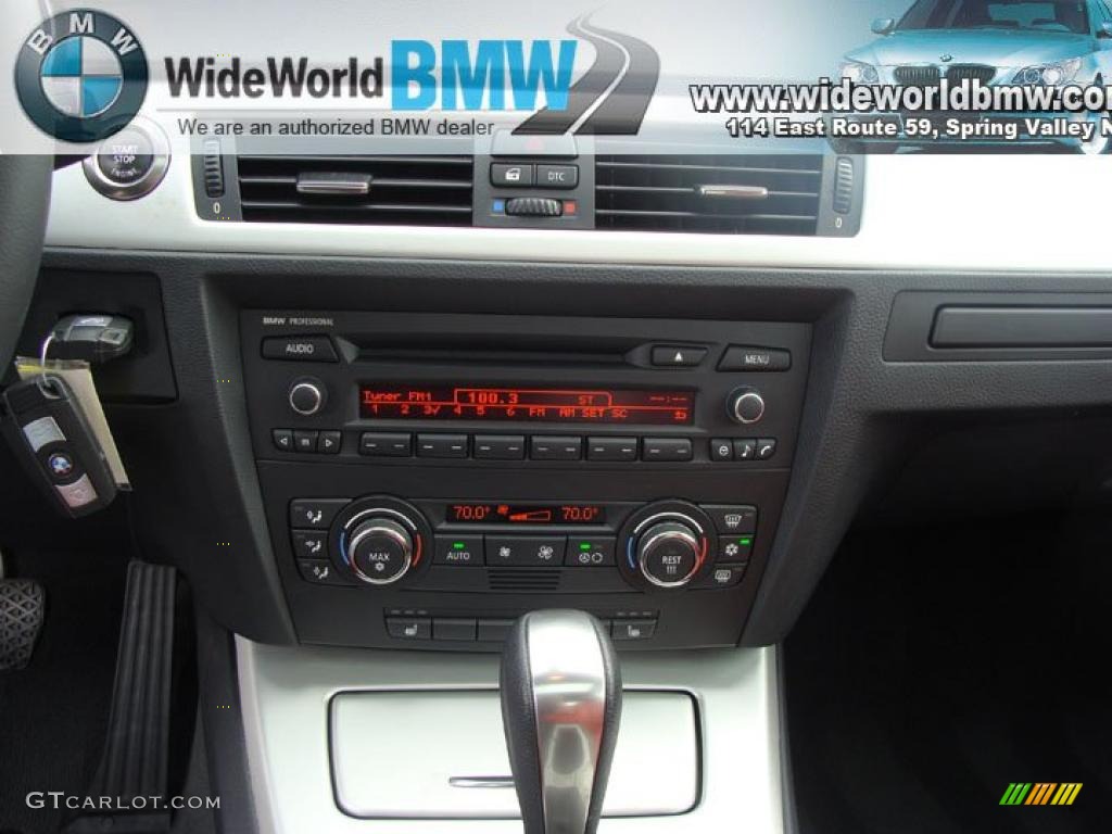 2008 3 Series 328xi Coupe - Black Sapphire Metallic / Coral Red/Black photo #13