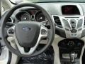 Light Stone/Charcoal Black Cloth Interior Photo for 2011 Ford Fiesta #38751556