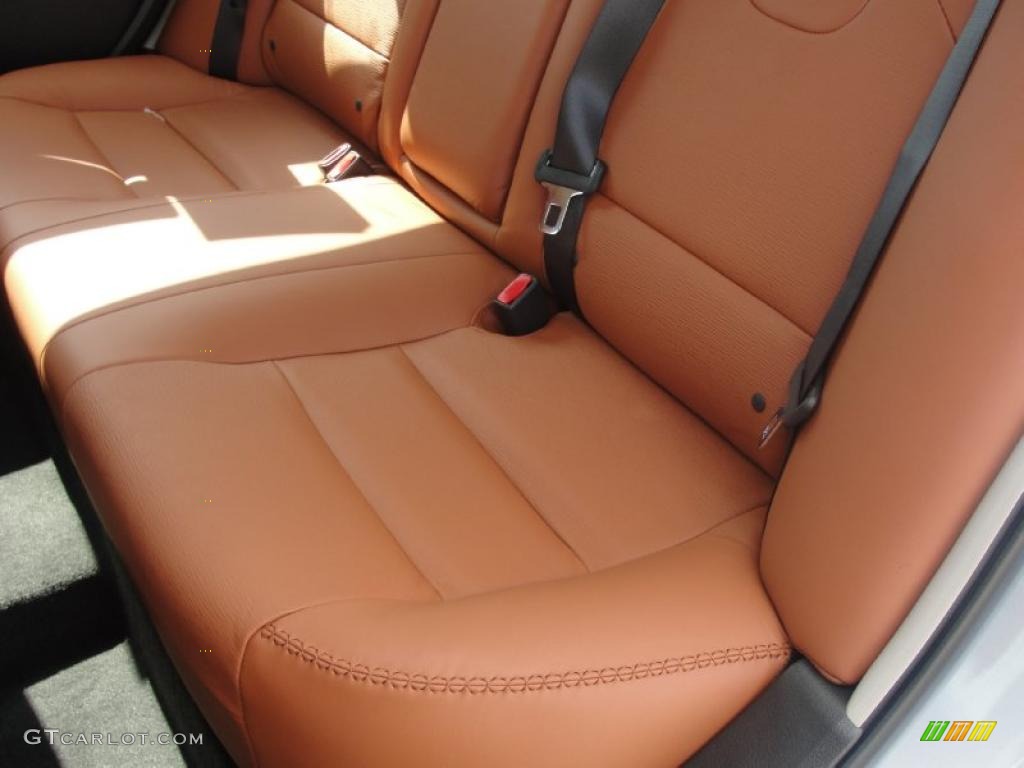 Ginger Leather Interior 2011 Ford Fusion Sel V6 Photo
