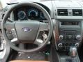 2011 Ford Fusion Ginger Leather Interior Dashboard Photo
