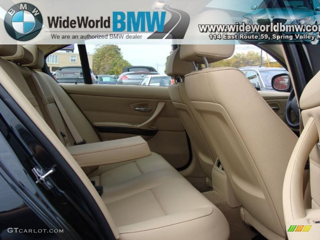 2010 3 Series 335i xDrive Sedan - Jet Black / Beige photo #8