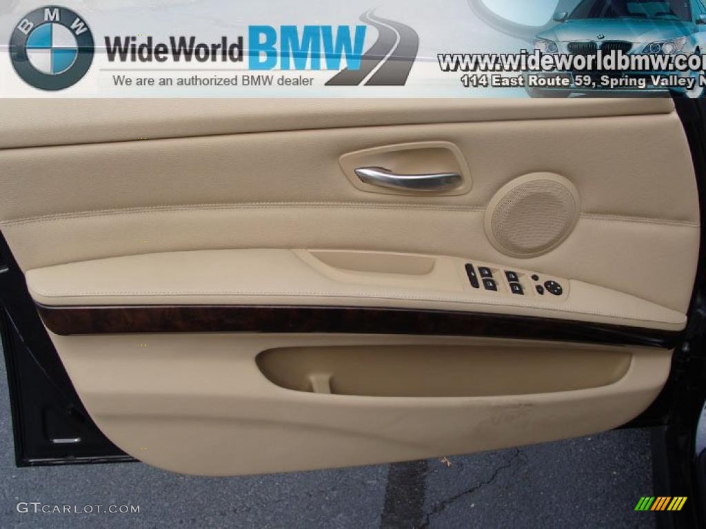 2010 3 Series 335i xDrive Sedan - Jet Black / Beige photo #10