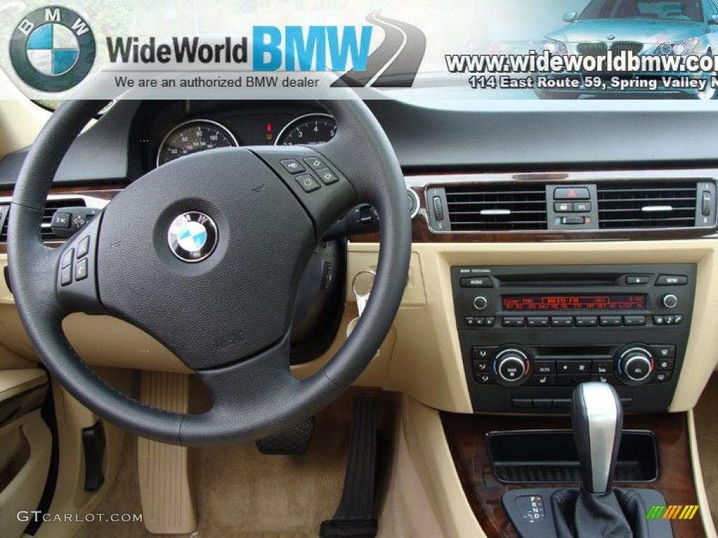 2010 3 Series 335i xDrive Sedan - Jet Black / Beige photo #12