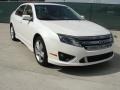 2011 White Platinum Tri-Coat Ford Fusion Sport  photo #1