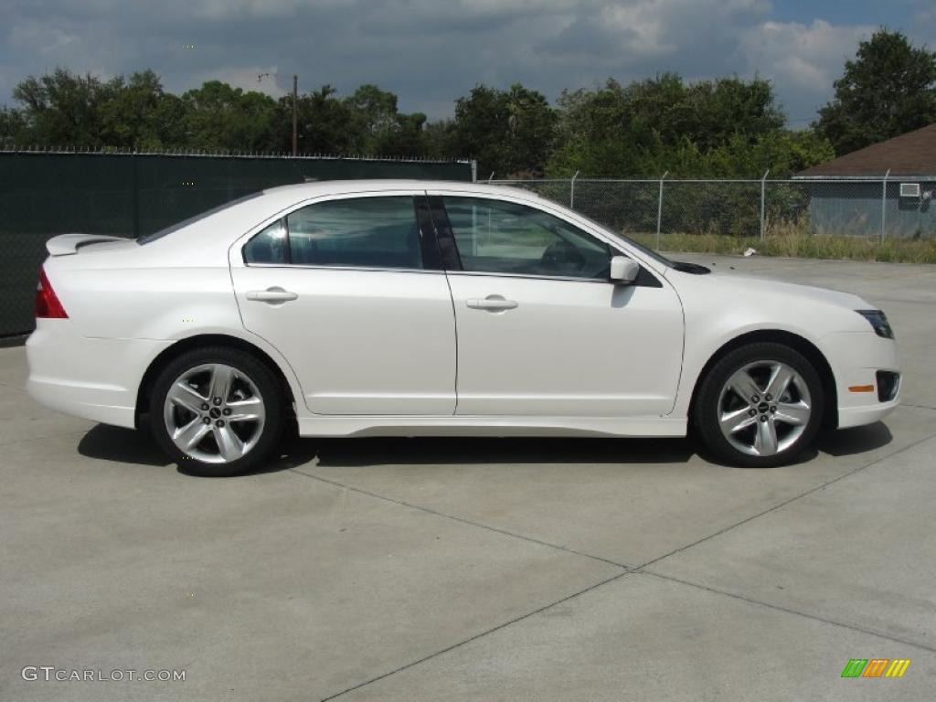 White Platinum Tri-Coat 2011 Ford Fusion Sport Exterior Photo #38752368