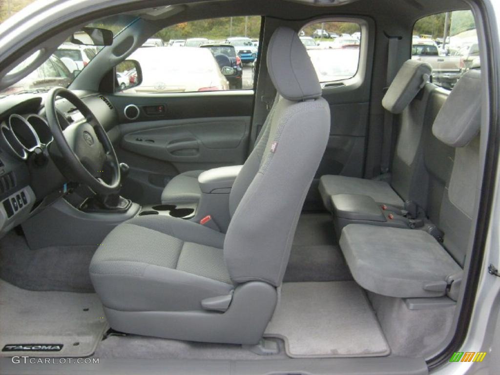 Graphite Gray Interior 2009 Toyota Tacoma Access Cab 4x4