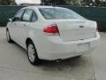 2011 White Suede Ford Focus SEL Sedan  photo #5