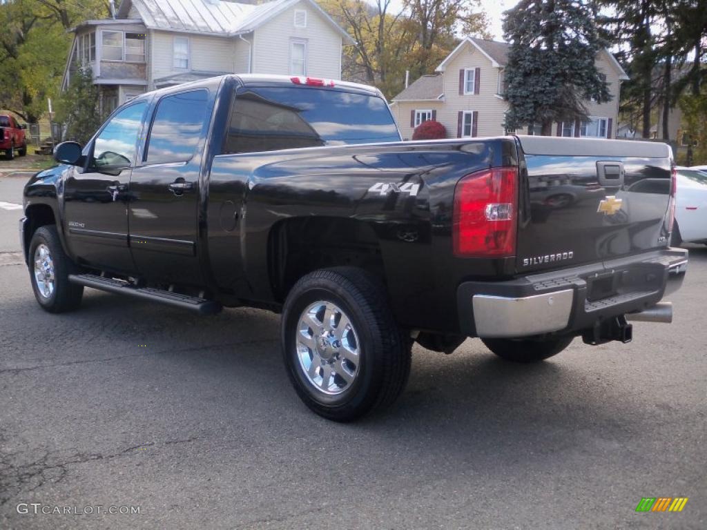 2011 Silverado 2500HD LTZ Crew Cab 4x4 - Black / Ebony photo #7