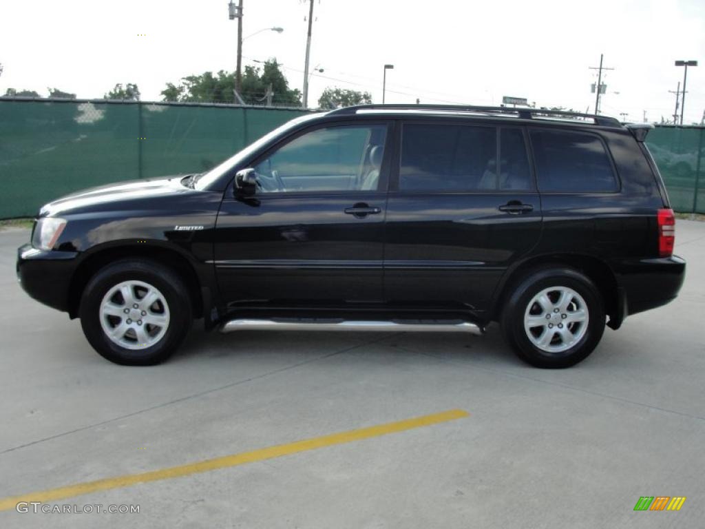 2001 Highlander Limited - Black / Ivory photo #6