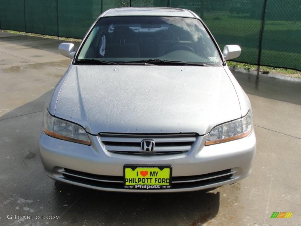 2001 Accord EX Sedan - Satin Silver Metallic / Quartz Gray photo #8