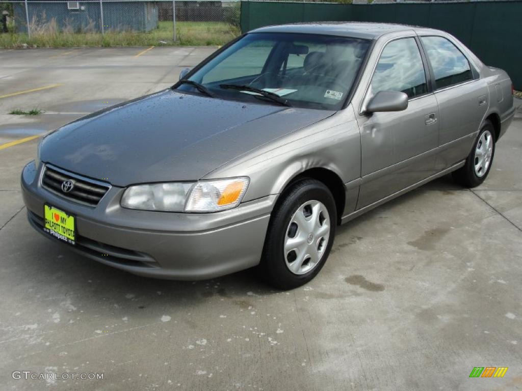 2001 Camry LE - Antique Sage Pearl / Gray photo #7
