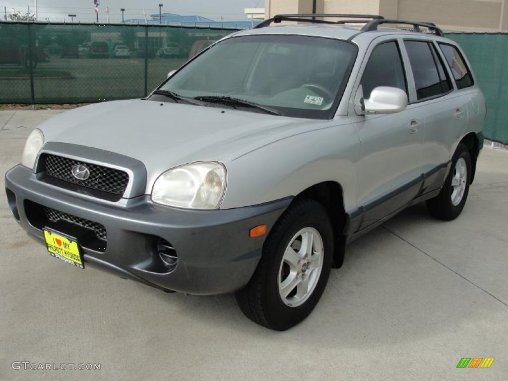 Pewter 2002 Hyundai Santa Fe GLS Exterior Photo #38757632
