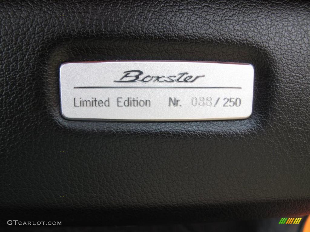 2008 Boxster Limited Edition - Orange / Black photo #22