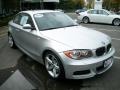 2008 Titanium Silver Metallic BMW 1 Series 135i Coupe  photo #3