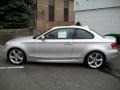 2008 Titanium Silver Metallic BMW 1 Series 135i Coupe  photo #8