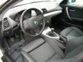 Black 2008 BMW 1 Series 135i Coupe Interior Color