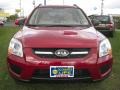 2010 Volcanic Red Kia Sportage LX V6 4x4  photo #12