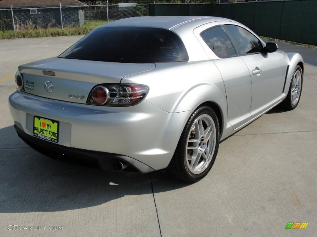 2008 RX-8 Sport - Sunlight Silver Metallic / Black photo #3