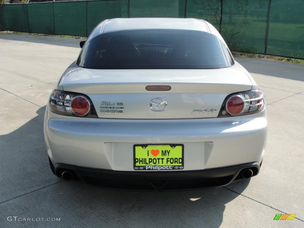 2008 RX-8 Sport - Sunlight Silver Metallic / Black photo #4
