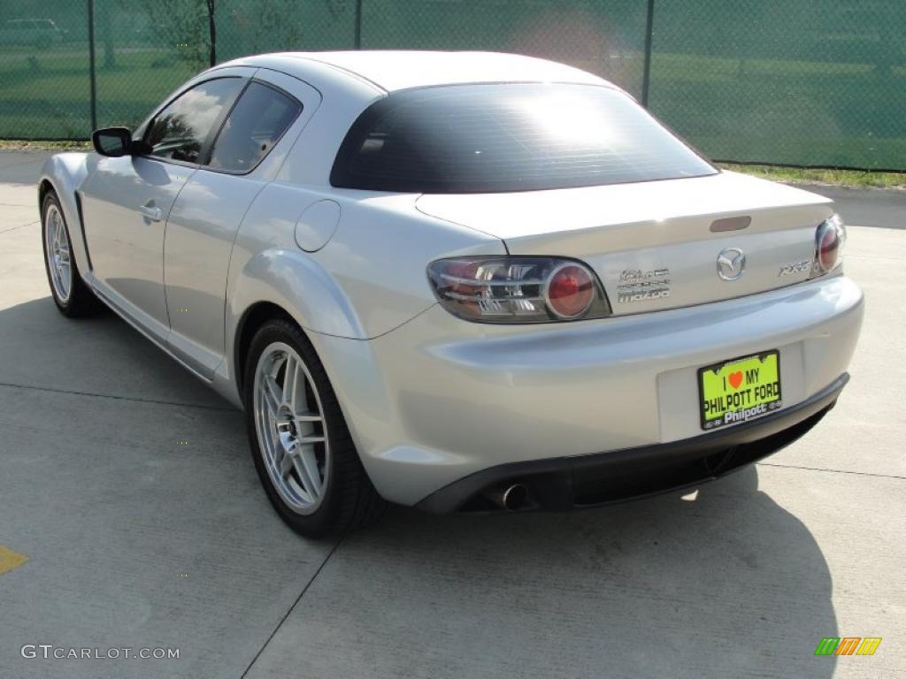 2008 RX-8 Sport - Sunlight Silver Metallic / Black photo #5