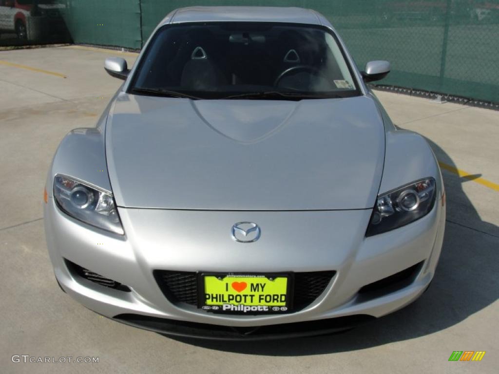2008 RX-8 Sport - Sunlight Silver Metallic / Black photo #8