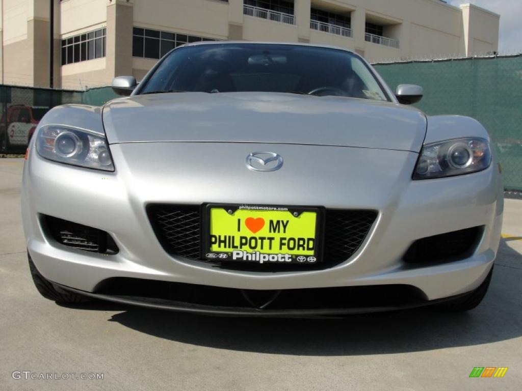 2008 RX-8 Sport - Sunlight Silver Metallic / Black photo #9