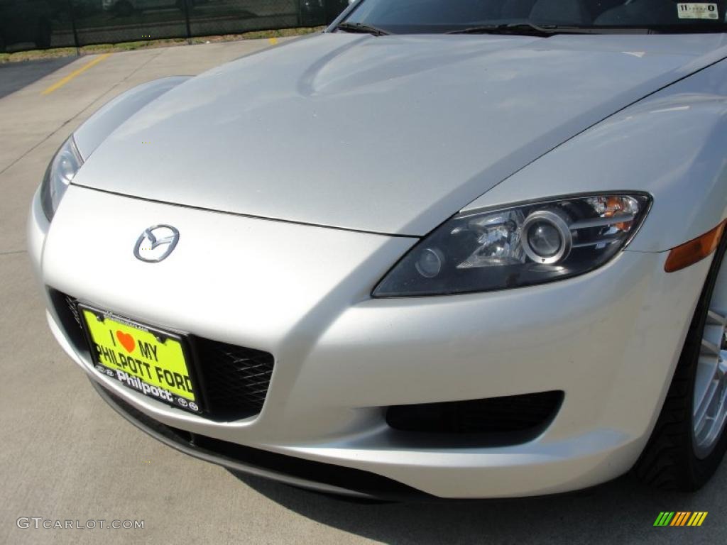 2008 RX-8 Sport - Sunlight Silver Metallic / Black photo #11