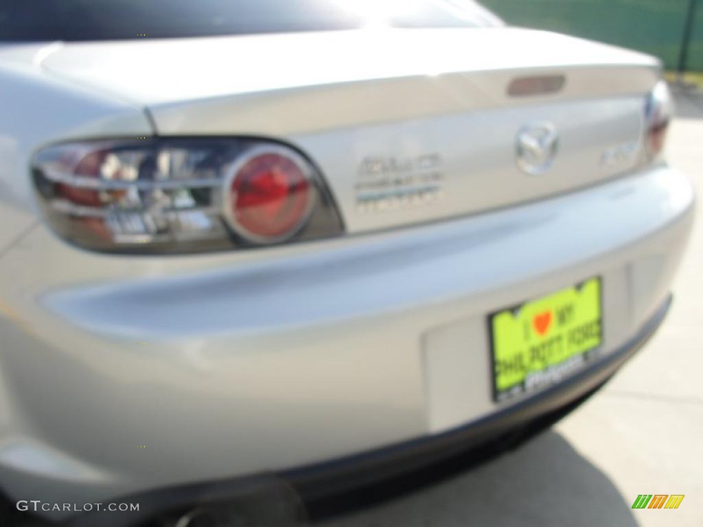 2008 RX-8 Sport - Sunlight Silver Metallic / Black photo #20