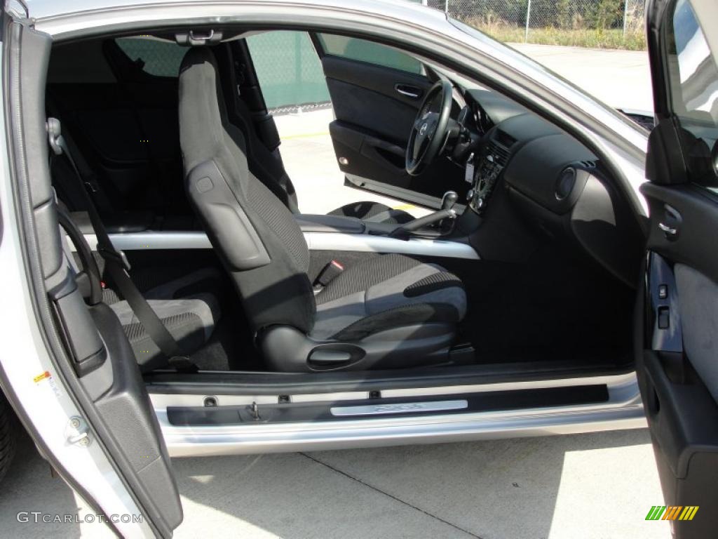 2008 RX-8 Sport - Sunlight Silver Metallic / Black photo #22